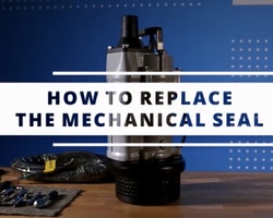 How to replace the mechanical seal